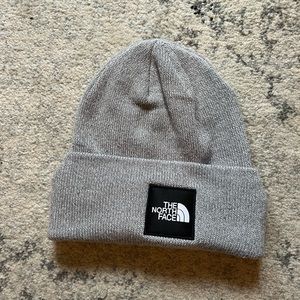 North Face Logo Beanie Hat